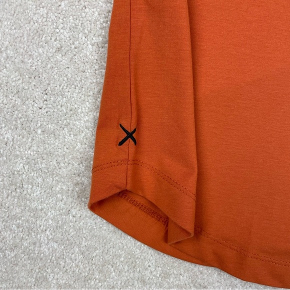 Cuts Lightweight Pullover Orange Hoodie - Picture 5 of 11